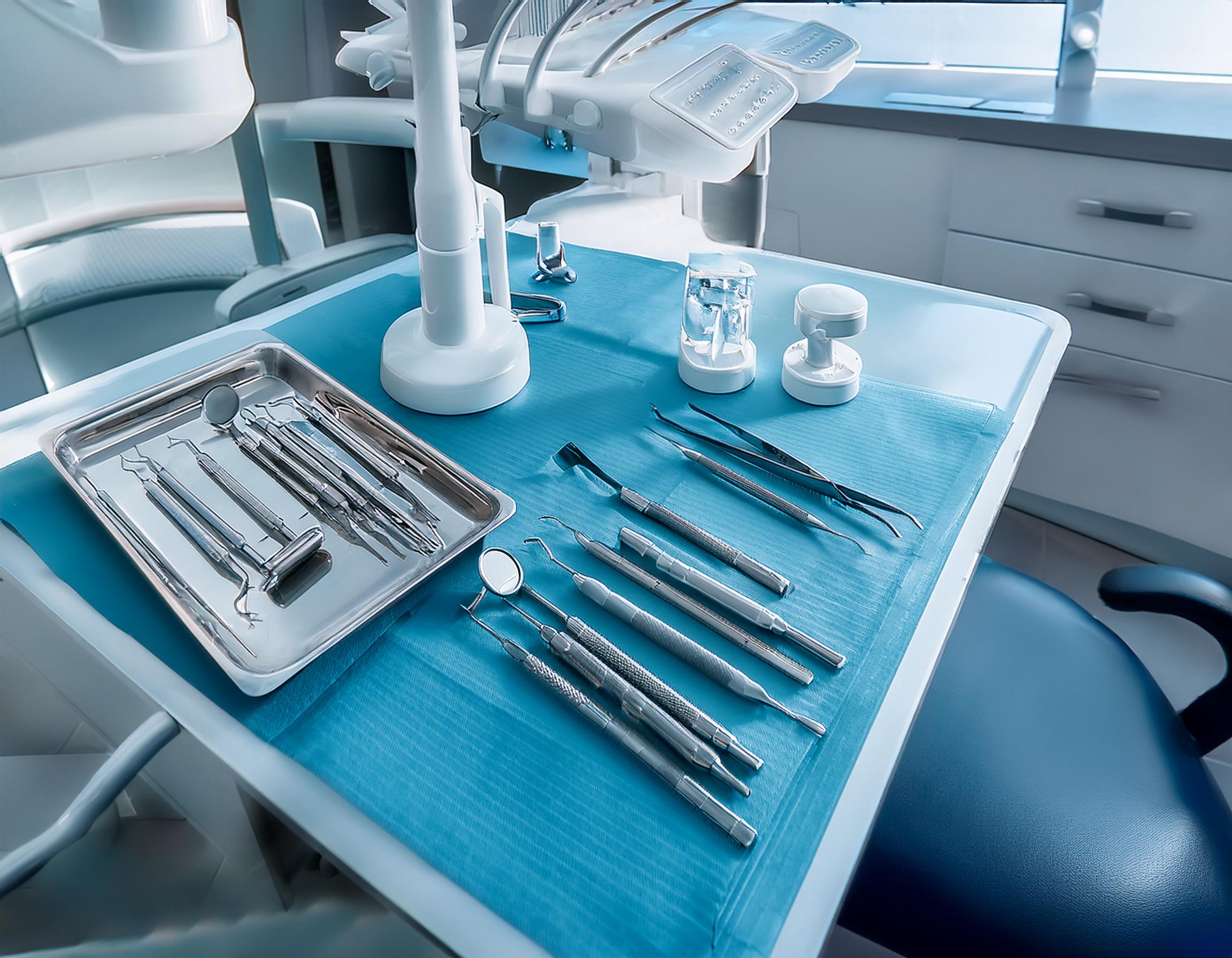 Moderne Zahnklinik mit freundlichem Personal